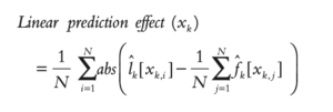linear effect definition