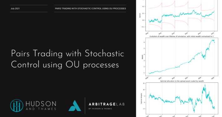 Pairs Trading with Stochastic Control using OU processes