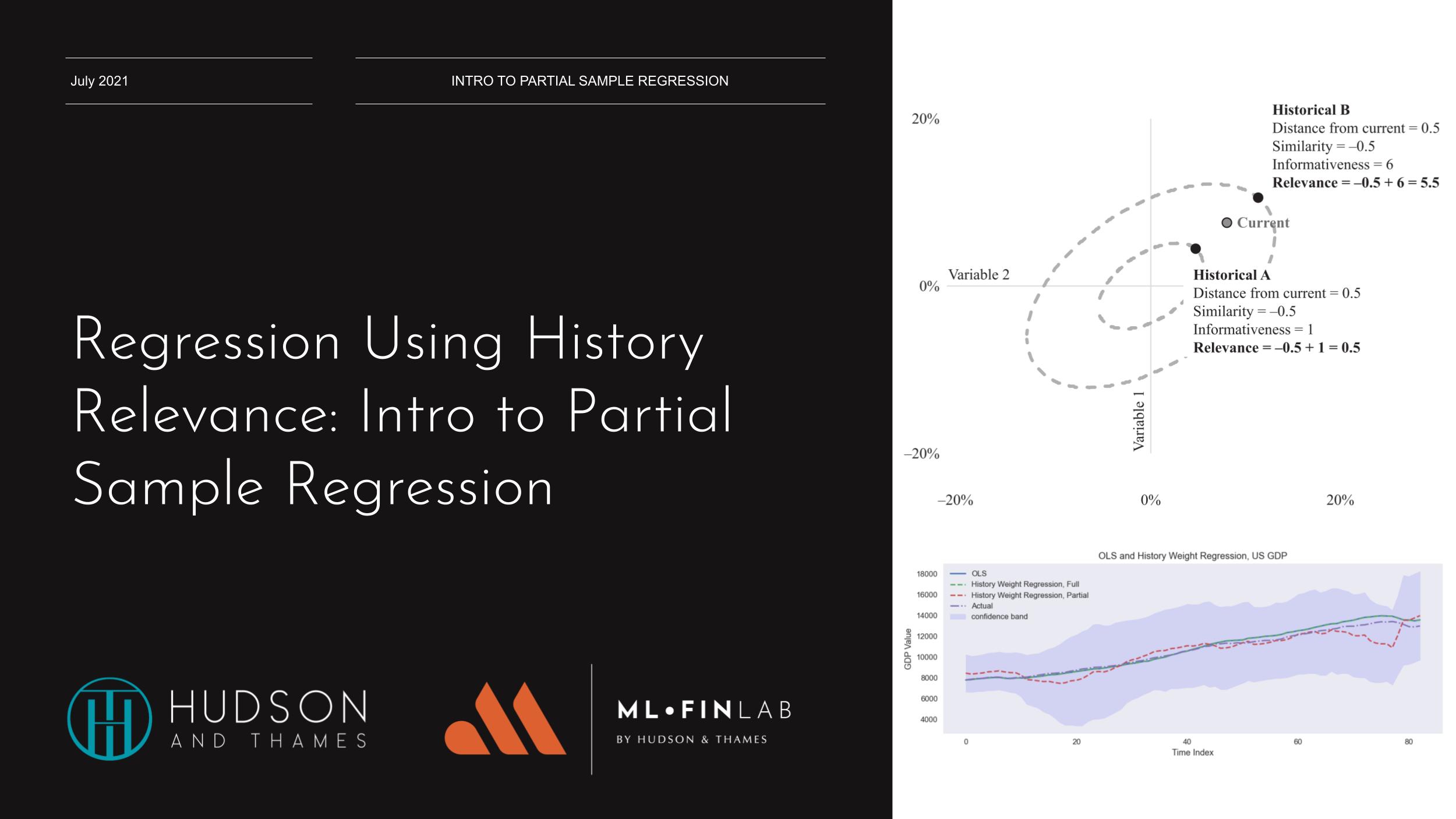 Regression Using Historical Relevance: Intro to Partial Sample Regression